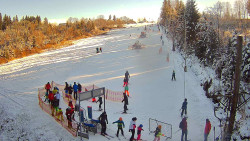 Kamera u nástupu na vlek svah A
