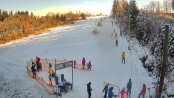 Kamera u nástupu na vlek svah A