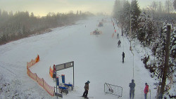 Kamera u nástupu na vlek svah A