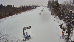 Kamera u nástupu na vlek svah A