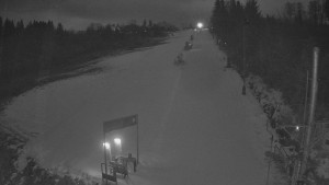 Skiareál Troják - Kamera u nástupu na vlek svah A - 5.12.2025 v 01:55