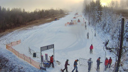 Kamera u nástupu na vlek svah A