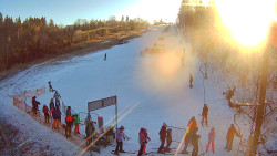 Kamera u nástupu na vlek svah A