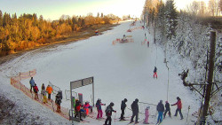 Kamera u nástupu na vlek svah A