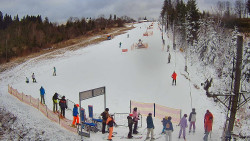 Kamera u nástupu na vlek svah A