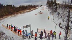 Kamera u nástupu na vlek svah A