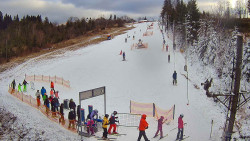 Kamera u nástupu na vlek svah A