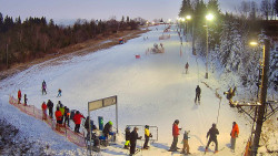 Kamera u nástupu na vlek svah A