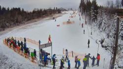 Kamera u nástupu na vlek svah A