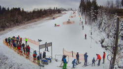 Kamera u nástupu na vlek svah A