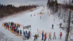 Kamera u nástupu na vlek svah A