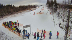 Kamera u nástupu na vlek svah A