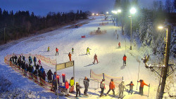 Kamera u nástupu na vlek svah A