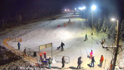 Kamera u nástupu na vlek svah A