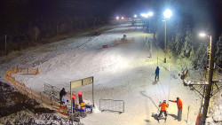 Kamera u nástupu na vlek svah A