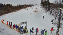 Kamera u nástupu na vlek svah A