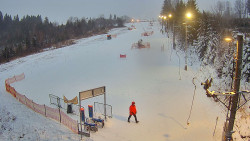 Kamera u nástupu na vlek svah A