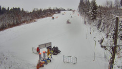 Kamera u nástupu na vlek svah A