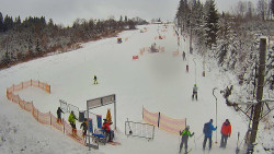 Kamera u nástupu na vlek svah A