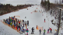 Kamera u nástupu na vlek svah A