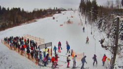 Kamera u nástupu na vlek svah A