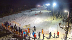 Kamera u nástupu na vlek svah A