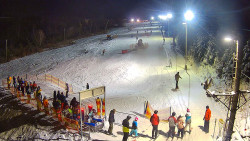 Kamera u nástupu na vlek svah A