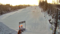 Kamera u nástupu na vlek svah A