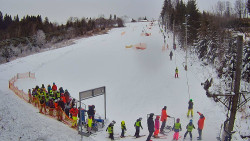 Kamera u nástupu na vlek svah A