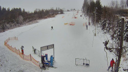 Kamera u nástupu na vlek svah A