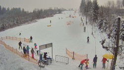 Kamera u nástupu na vlek svah A