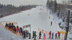 Kamera u nástupu na vlek svah A