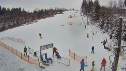 Kamera u nástupu na vlek svah A