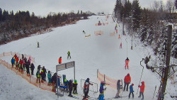 Kamera u nástupu na vlek svah A