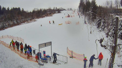 Kamera u nástupu na vlek svah A