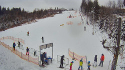 Kamera u nástupu na vlek svah A