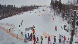 Kamera u nástupu na vlek svah A