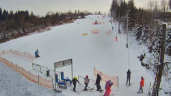 Kamera u nástupu na vlek svah A