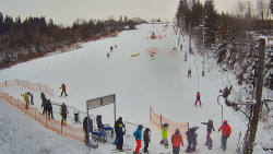 Kamera u nástupu na vlek svah A