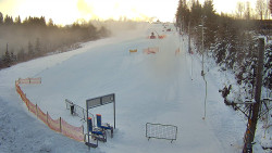 Kamera u nástupu na vlek svah A