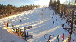 Kamera u nástupu na vlek svah A