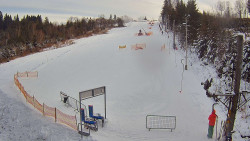 Kamera u nástupu na vlek svah A