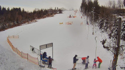 Kamera u nástupu na vlek svah A