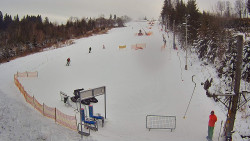 Kamera u nástupu na vlek svah A