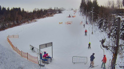 Kamera u nástupu na vlek svah A