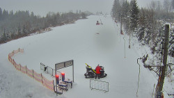 Kamera u nástupu na vlek svah A