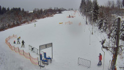 Kamera u nástupu na vlek svah A