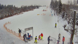 Kamera u nástupu na vlek svah A