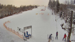 Kamera u nástupu na vlek svah A