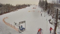 Kamera u nástupu na vlek svah A